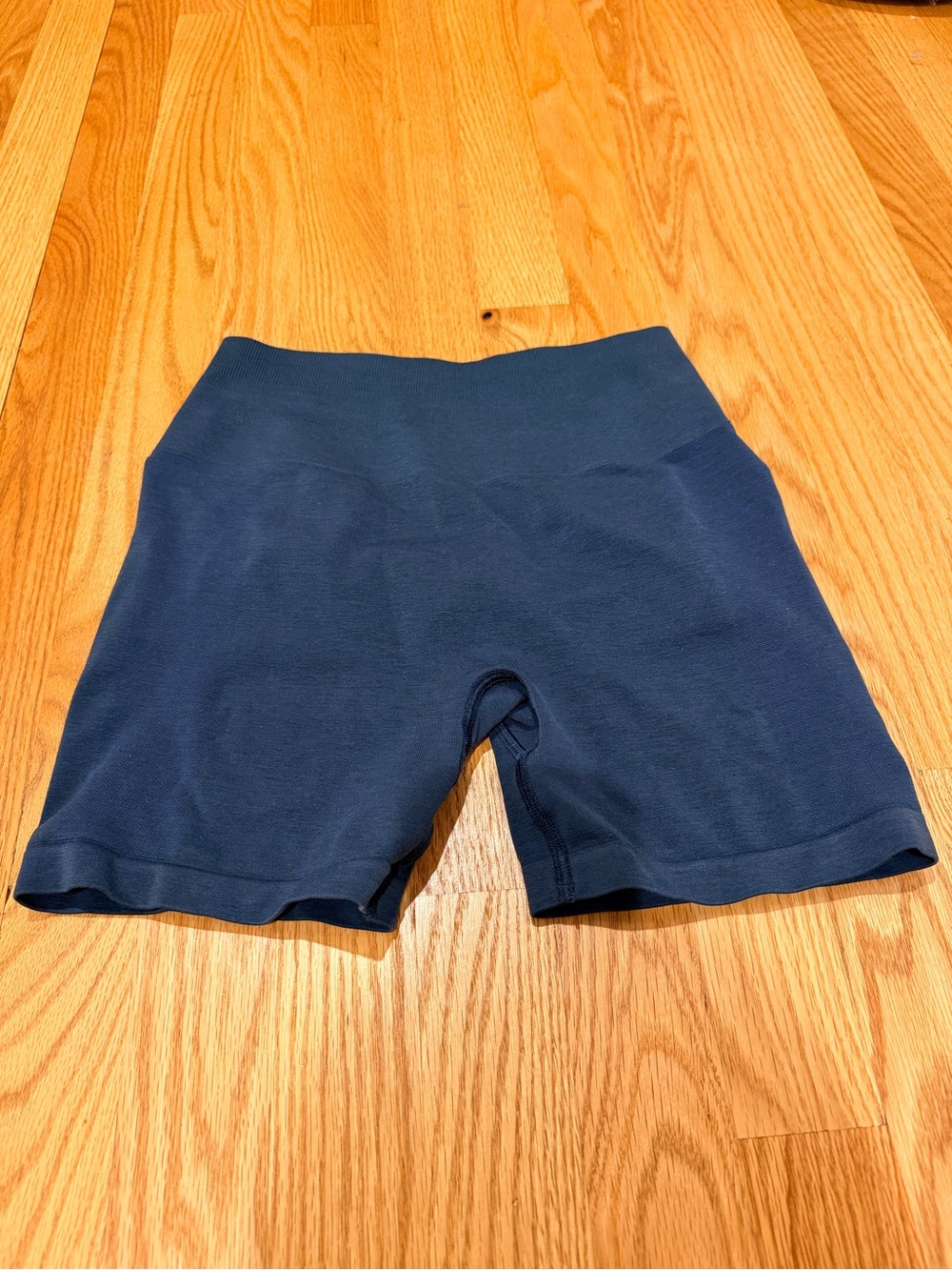 Teal Alphalete High-Waist Women's Gym Shorts
